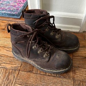 Dr. Martens steel toe boot